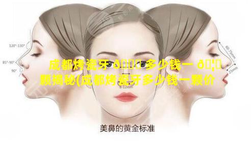 成都烤瓷牙 🐎 多少钱一 🦄 颗揭秘(成都烤瓷牙多少钱一颗价格表2021)